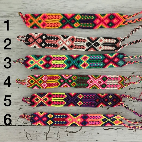 Handmade Colorful Friendship Bracelets - Picture 4 of 5